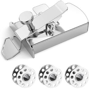 Magnetic Seam Guide for Sewing Machine, Multifunctional Sewing Guide with Clip, Seam Guide with 3Pcs Bobbins, Hemmer Guide for Walking Foot Sewing Machine, Sewing Supplies Accessories in Kuwait