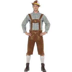 Smiffys Men's Traditional Hanz Bavarian Costume