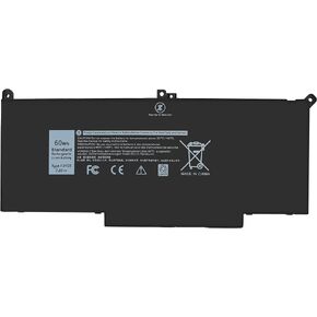 F3YGT 7480 DM3WC Battery for Dell Latitude 7480 7390 7280 7290 7380 7490 E7280 E7480 E7490 12 7000 13 7000 14 7000 Series P73G P73G002 P29S002 ODM3WC DM6WC 2X39G KG7VF 451-BBYE 453-BBCF f3ygt