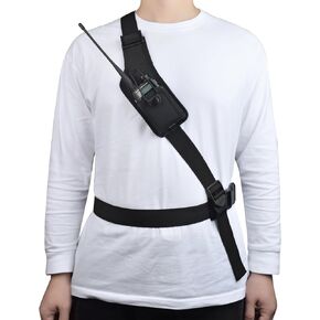 Universal Radio Chest Nylon Holder, Walkie-Talkie Holster Bag for Baofeng UV5R Retevis Kenwood Motorola Talkabout Yaesu Midland CB Radio in Saudi Arabia