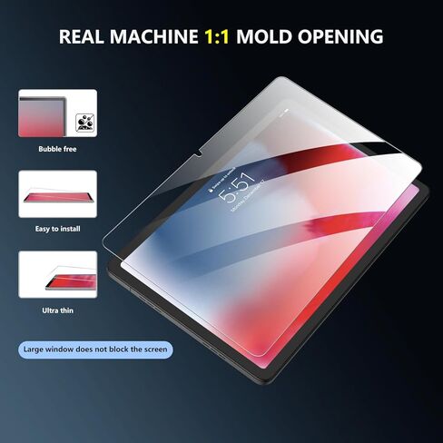 لـ TCL TAB 10 GEN 2 10.4 بوصة الموديل: 8496G1 واقي شاشة من الزجاج المقسى [مضاد لبصمات الأصابع] [صديق للحافظة] واقي شاشة واقي لـ TCL Tab 10 Gen 2 10.4 بوصة - قطعتين in Kuwait