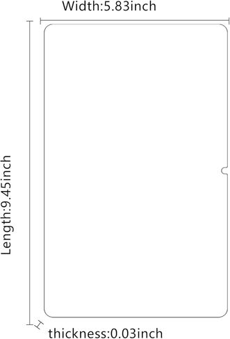 لـ TCL TAB 10 GEN 2 10.4 بوصة الموديل: 8496G1 واقي شاشة من الزجاج المقسى [مضاد لبصمات الأصابع] [صديق للحافظة] واقي شاشة واقي لـ TCL Tab 10 Gen 2 10.4 بوصة - قطعتين in Kuwait