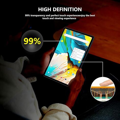 لـ TCL TAB 10 GEN 2 10.4 بوصة الموديل: 8496G1 واقي شاشة من الزجاج المقسى [مضاد لبصمات الأصابع] [صديق للحافظة] واقي شاشة واقي لـ TCL Tab 10 Gen 2 10.4 بوصة - قطعتين in Kuwait