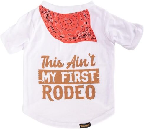 Wrangler Not My First Rodeo Ivory Dog Tee Ivory XS in Saudi Arabia