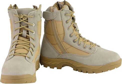 Milwaukee Leather Men's Premium Leather Swat Style-Tactical Lace-Up Biker Boots | MBM in Saudi Arabia