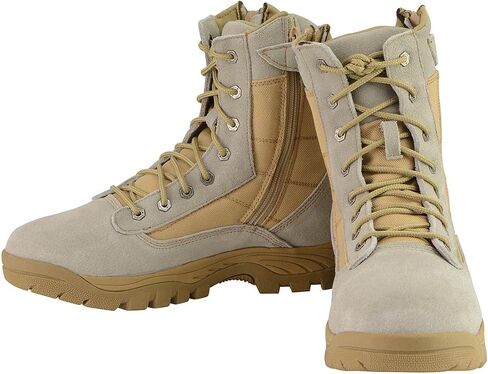 Milwaukee Leather Men's Premium Leather Swat Style-Tactical Lace-Up Biker Boots | MBM in Saudi Arabia