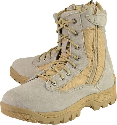 Milwaukee Leather Men's Premium Leather Swat Style-Tactical Lace-Up Biker Boots | MBM in Saudi Arabia