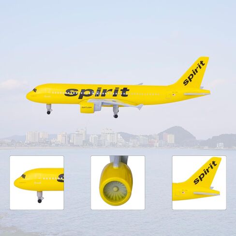 Caskywing 1/300 Scale Planes Spirit 320 Model Plane for Adults Alloy Metal Planes Model Airplane Kit Collection Plane for Gifts in Saudi Arabia