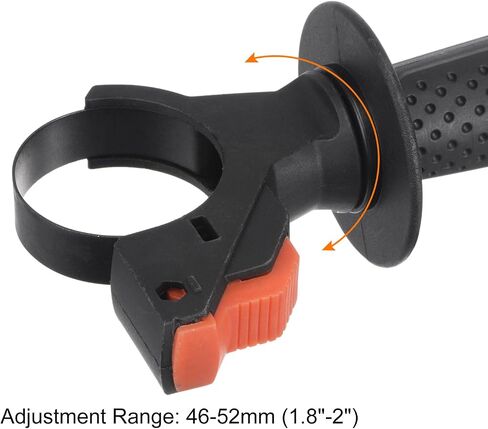 uxcell Hammer Drill Handle Plastic Adjustable Side Front Auxiliary Grip for GBH2-26 Power Tool, 46-52mm Clamping Range 2 Pcs in Saudi Arabia