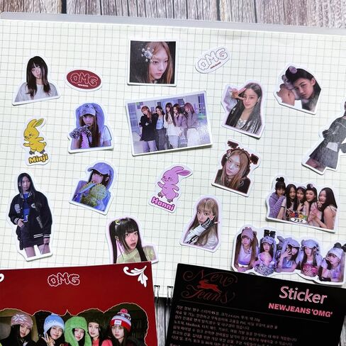 95 قطعة من ملصقات الكمبيوتر المحمول ألبوم جديد Kpop البضائع حزمة ديكورات الكمبيوتر للهاتف بطاقة الأمتعة الصورة in Kuwait