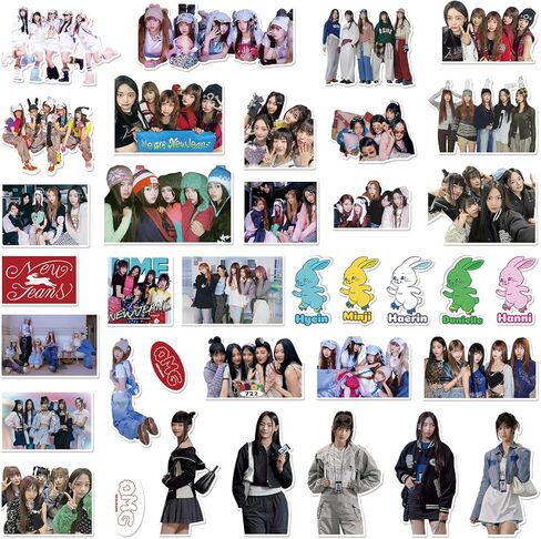 95 قطعة من ملصقات الكمبيوتر المحمول ألبوم جديد Kpop البضائع حزمة ديكورات الكمبيوتر للهاتف بطاقة الأمتعة الصورة in Kuwait