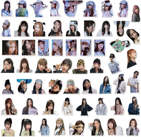 95 قطعة من ملصقات الكمبيوتر المحمول ألبوم جديد Kpop البضائع حزمة ديكورات الكمبيوتر للهاتف بطاقة الأمتعة الصورة in Kuwait