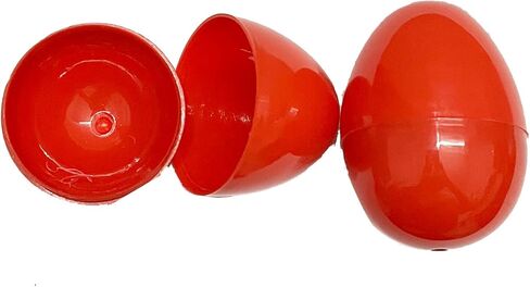 20 قطعة من البلاستيك القابل للتعبئة لحفلات صيد بيض عيد الفصح - بيض بلاستيكي بألوان متنوعة مقاس 2.5 سم in Kuwait