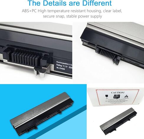 LQM® 11.1V 5200mAh بطارية كمبيوتر محمول جديدة لـ Dell Latitude E4300 E4310 0FX8X 312-0822 451-11495 453-10039 CP289 FM338 G805H HW898 XX337 YP463 in Kuwait