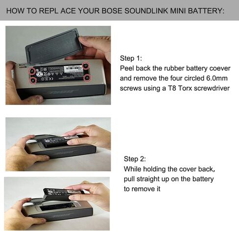 063404 061384 061385 061386 063287 بطارية بديلة لـ Bose Mini 1/Bose Mini One Series 7.4V/17Wh 2330MmAh in Kuwait