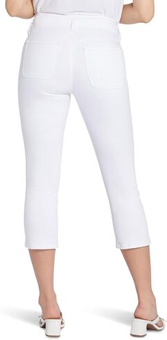 كابري NYDJ نسائي عالي الارتفاع Ami سكيني، أبيض بصري in Kuwait