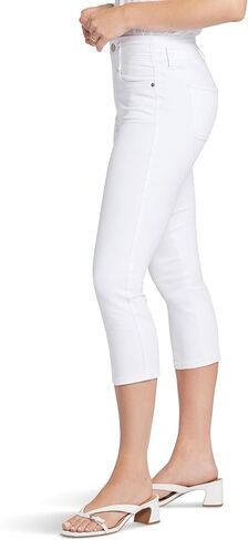 كابري NYDJ نسائي عالي الارتفاع Ami سكيني، أبيض بصري in Kuwait