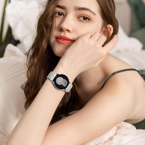 20mm Braided Nylon Adjustable Band for Samsung Galaxy Watch 5/4/6/active 2 40mm 44mm/Galaxy Watch 5 Pro 45mm/Watch 4 Classic 42mm 46mm/Galaxy Watch 6 Classic 43mm 47mm,6Pack Wristband Sport Strap for Women Men in Saudi Arabia