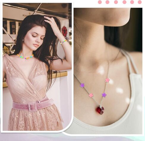 600pcs Heart Plastic Shaped Pony Beads Plastic Star Beads Bulk 9mm Large Hole Beads Multi Color Acrylic Beads for Jewelry Making Necklace Bracelets Earrings Hair Beads DIY Crafts Supplies in Saudi Arabia