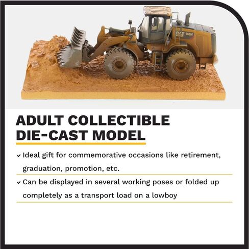 اللودر ذو العجلات Diecast Masters 1:50 Caterpillar 966M، سلسلة Cat شاحنات ومعدات البناء | نموذج بمقياس 1:50 موديل Diecast قابل للجمع 85703 in Saudi Arabia
