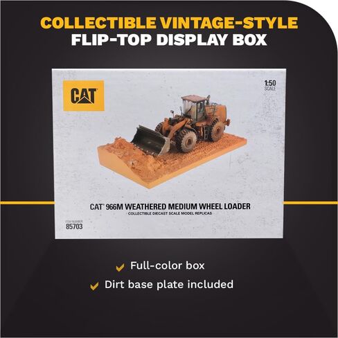 اللودر ذو العجلات Diecast Masters 1:50 Caterpillar 966M، سلسلة Cat شاحنات ومعدات البناء | نموذج بمقياس 1:50 موديل Diecast قابل للجمع 85703 in Saudi Arabia