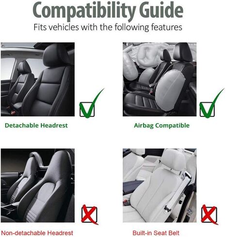 AUTOFAN Leopard Car Seat Covers Full Set with Steering Wheel Cover 2 Seat Belt Pads, Cheetah Print Seat Covers for Cars for Women,Airbag Compatible,Universal Fits for Cars,SUV,Truck in Saudi Arabia