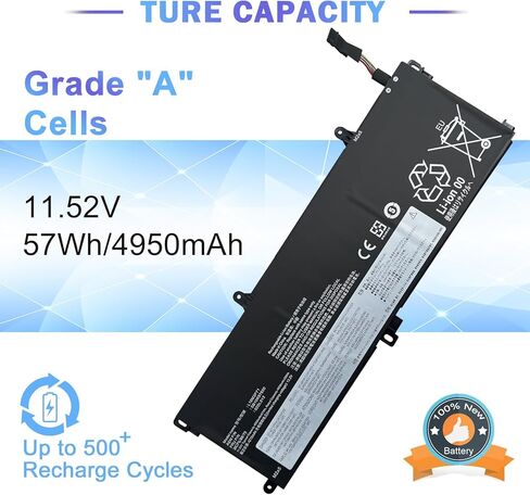 استبدال بطارية L18M3P71 02DL012 لجهاز Lenovo ThinkPad T590 P53S T15 P15s Gen 1st T15 P15s Gen 2 Series SB10T83157 5B10W13914 SB10K97650 02DL011 L18L3P71 57Wh 4950mAh 3 خلايا in Kuwait