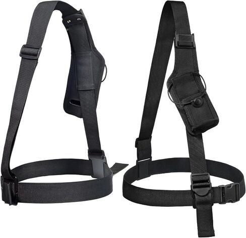 Universal Radio Chest Nylon Holder, Walkie-Talkie Holster Bag for Baofeng UV5R Retevis Kenwood Motorola Talkabout Yaesu Midland CB Radio in Saudi Arabia