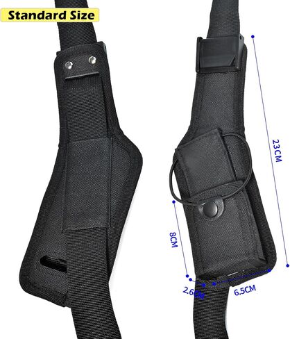 Universal Radio Chest Nylon Holder, Walkie-Talkie Holster Bag for Baofeng UV5R Retevis Kenwood Motorola Talkabout Yaesu Midland CB Radio in Saudi Arabia