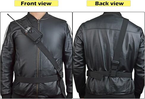 Universal Radio Chest Nylon Holder, Walkie-Talkie Holster Bag for Baofeng UV5R Retevis Kenwood Motorola Talkabout Yaesu Midland CB Radio in Saudi Arabia
