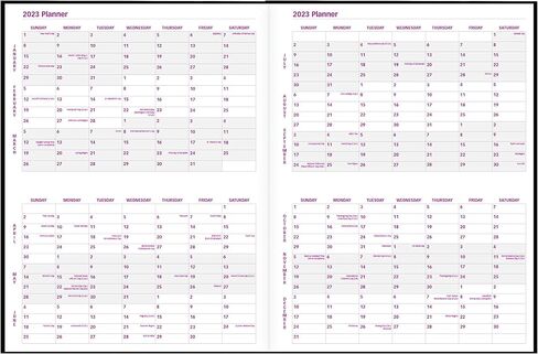 Brownline 2023 Essential Monthly Planner, 14 Months, December 2022 to January 2024, Stitched Binding, 10.75" x 8.5", Black (CB450.BLK-23) in Saudi Arabia