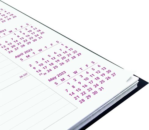 Brownline 2023 Essential Monthly Planner, 14 Months, December 2022 to January 2024, Stitched Binding, 10.75" x 8.5", Black (CB450.BLK-23) in Saudi Arabia