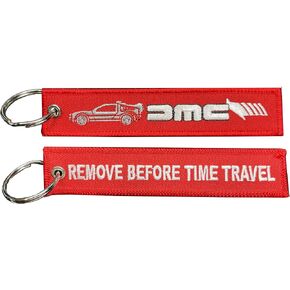 عملات Leo Challenge BL5-008 DMC DELOREAN REMOPER قبل زمن السفر في سلسلة مفاتيح السفر أو علامة الأمتعة أو سستة التراجع إلى المستقبل in Kuwait
