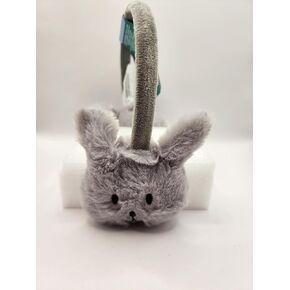 NB Gray Bunny Rabbit Children's Size Ear Muffs Headband Warm Winter Christmas Photos in Saudi Arabia