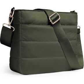 Cross Body Purses for Women Lightweight Quilted Puffer Tote Bag Casual Hobo Nylon Shoulder Handbag Travel in Kuwait