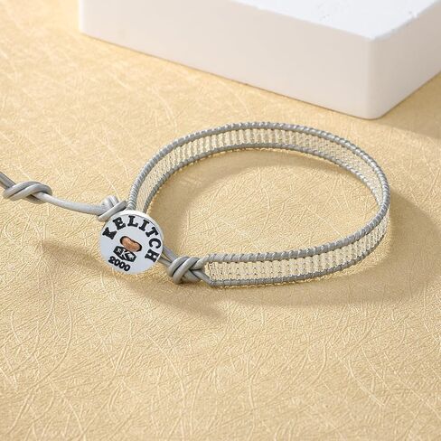 KELITCH Boho Seed Beaded Bracelets Leather Wrap Bracelet Women Handmade Bangle Bracelets in Saudi Arabia