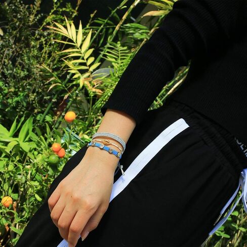 KELITCH Boho Seed Beaded Bracelets Leather Wrap Bracelet Women Handmade Bangle Bracelets in Saudi Arabia