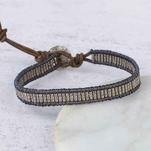 KELITCH بوهو البذور مطرز أساور جلدية التفاف سوار المرأة اليدوية الإسورة الأساور in Kuwait