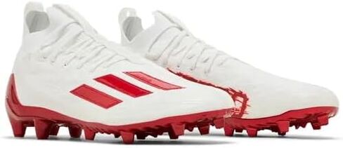 adidas Adizero Primeknit Men’s Football Cleats ‘'White Team Power Red' (HP8740) - Size 10.5 in Saudi Arabia