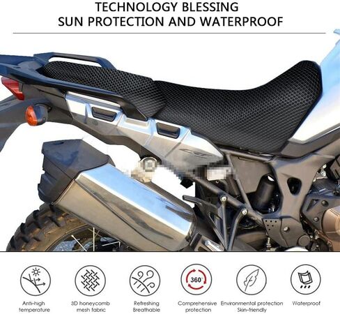 دراجة نارية حماية غطاء مقعد وسادة ل Honda CRF1000L Africa Twin Adventure Nylon Fabric Sycl in Saudi Arabia