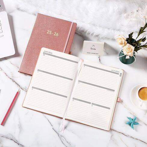 2024-2025 Planner - Planner 2024-2025, Jul.2024 - Jun.2025, 8.25" x 5.75", 2024-2025 Planner Weekly & Monthly with Tabs, Holidays, Daily Organizer - Classic Black in Kuwait