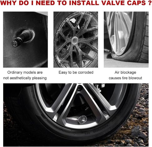 4 PCS CAR CAR CAR EDALVE CAP ، CRISTAL RHINESTONE AUTOMOTIVE TIRE RAME COPER COVER COVER ، غطاء صمام العجلة المتلألئ غبارًا للديكور ، إكسسوارات السيارات الشاملة (الأرجواني) in Saudi Arabia