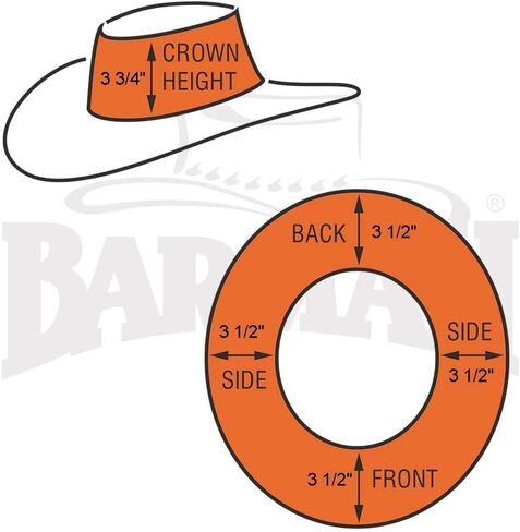 Wide Brim Foldaway Bronco Cooler Leather Hat - Item 2080 in Kuwait