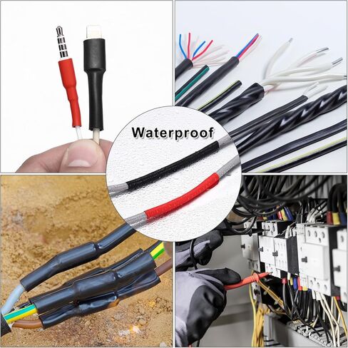 uxcell Heat Shrink Tubing 5/16"(8mm) Dia 12.5mm Flat Width 5m 2:1 Heat Shrink Tube Wire Wrap Clear in Saudi Arabia