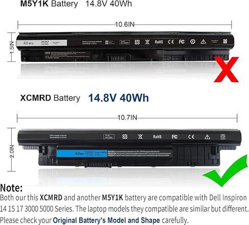 41WH Type G91J0 Battery for Dell Inspiron 14 5410 5415 5418 5420 15 3510 3520 3521 16 7620 2-in-1 Series Latitude 3445 5430 Chromebook, Vostro 13 5310 15 3511 3515, Fits for FH3K2 0VKYJX 0XDY9K 927N5 in Saudi Arabia