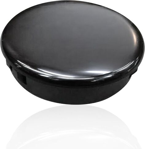 White Water - 2.5-Inch Black PVC Snap-In Center Cap for Five-Spoke Destroyer Boat Steering Wheel | Durable Marine Hub Cover | UV & Corrosion Resistant | OEM Replacement Boat Steering Wheel Accessories in Saudi Arabia