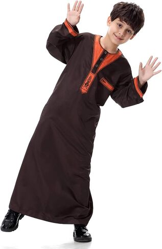 الأولاد المسلمين Kaftan الأطفال الإسلامية الإسلامية للأولاد المسلمين اللباس العربي ثوبي رمضان عيد دبي كرات الصلاة in Kuwait