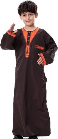 الأولاد المسلمين Kaftan الأطفال الإسلامية الإسلامية للأولاد المسلمين اللباس العربي ثوبي رمضان عيد دبي كرات الصلاة in Kuwait
