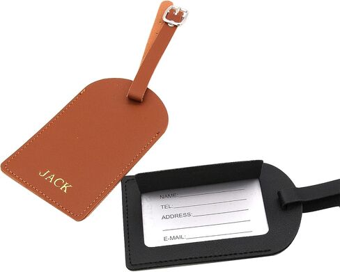 Luggage Tag ID Label Tags Travel Essentials Name Tags for Suitcases and Bags（12colors） in Kuwait