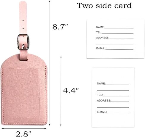 Luggage Tag ID Label Tags Travel Essentials Name Tags for Suitcases and Bags（12colors） in Kuwait
